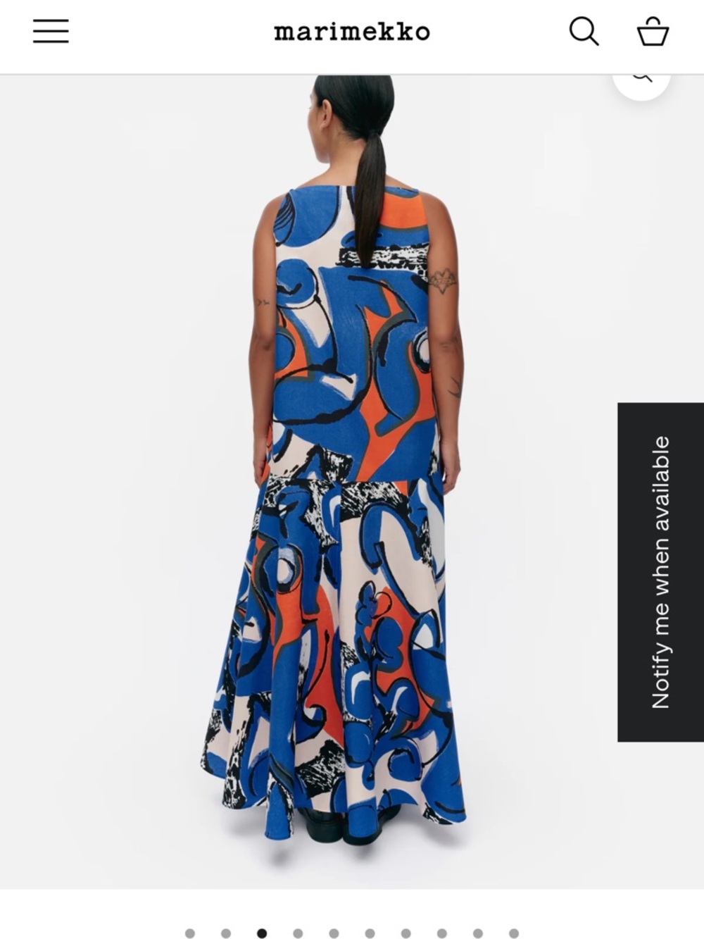 NWT Marimekko Antra Eldfamn Dress - Picture 3 of 8